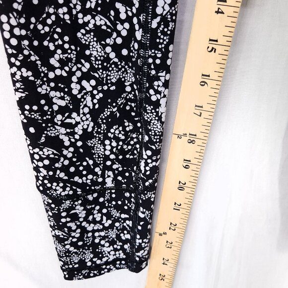 Lululemon Leggings Size 2 Yoga Pants 25" High Waist Polka Dots - Picture 11 of 13